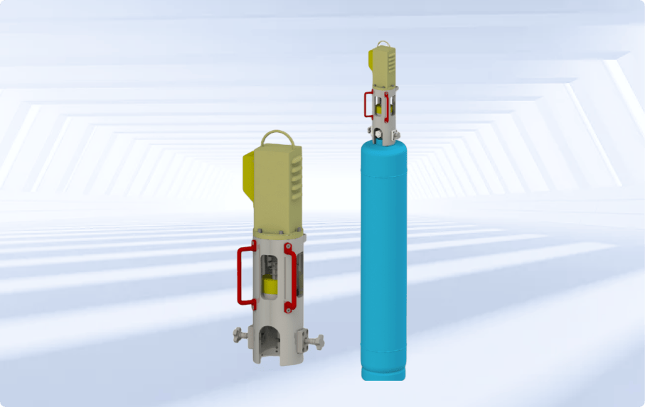 气瓶充装-特气单瓶自动开闭阀门装置
